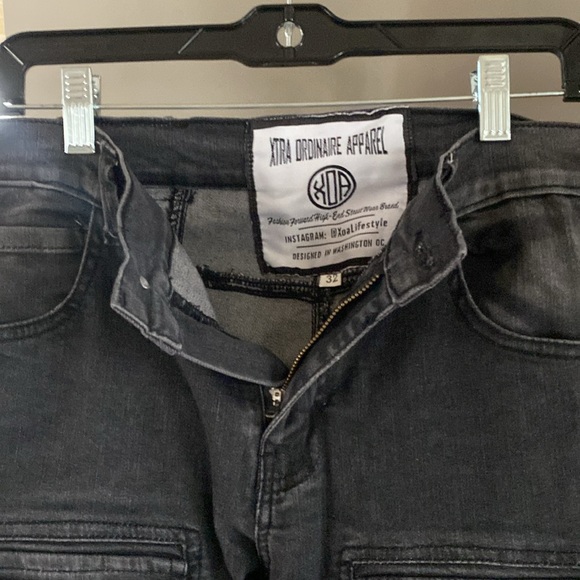 XTRA ORDINAIRE APPAREL Washington DC LUXURY STREET WEAR HIP HOP 32 JEANS - Picture 6 of 7